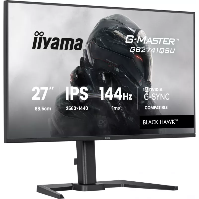 Monitor komputerowy iiyama G-MASTER GB2741QSU-B1 68.6 cm (27 cali) 2560 x 1440 pikseli 4K Ultra HD LED Czarny