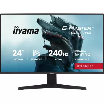 Monitor komputerowy iiyama G-MASTER G2471HS-B1 60,5 cm (23,8 cala) 1920 x 1080 pikseli Full HD Czarny