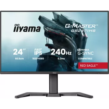 Monitor komputerowy iiyama G-MASTER GB2471HS-B1 60.5 cm (23.8 inch) 1920 x 1080 pikseli Full HD Czarny