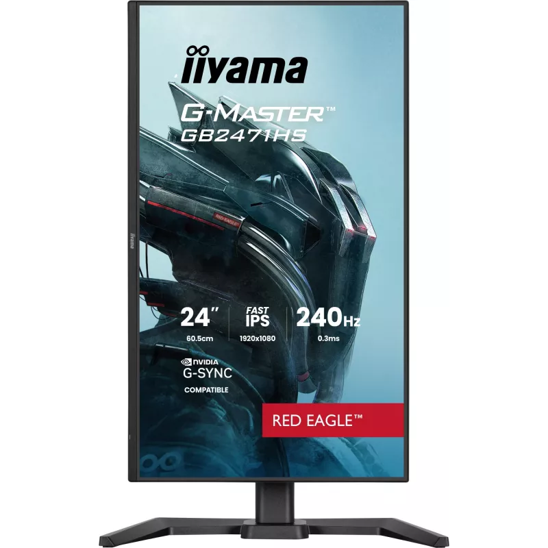 Monitor komputerowy iiyama G-MASTER GB2471HS-B1 60.5 cm (23.8 inch) 1920 x 1080 pikseli Full HD Czarny
