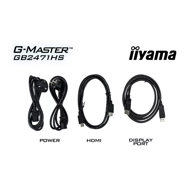 Monitor komputerowy iiyama G-MASTER GB2471HS-B1 60.5 cm (23.8 inch) 1920 x 1080 pikseli Full HD Czarny