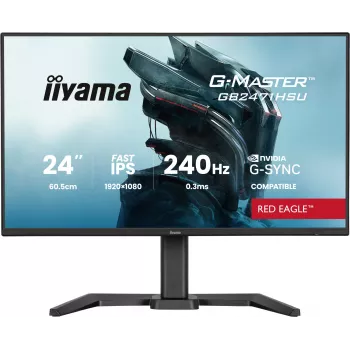 Monitor komputerowy iiyama G-MASTER GB2471HSU-B1 60,5 cm (23,8 cala) 1920 x 1080 pikseli Full HD Czarny