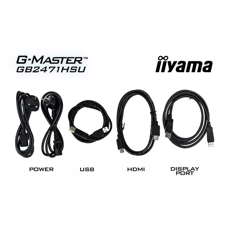 Monitor komputerowy iiyama G-MASTER GB2471HSU-B1 60,5 cm (23,8 cala) 1920 x 1080 pikseli Full HD Czarny