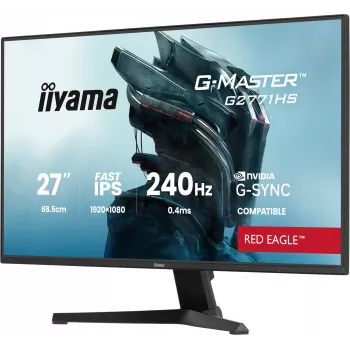 Monitor komputerowy iiyama G-MASTER G2771HS-B1 68.6 cm (27 cali) 1920 x 1080 pikseli Full HD Czarny