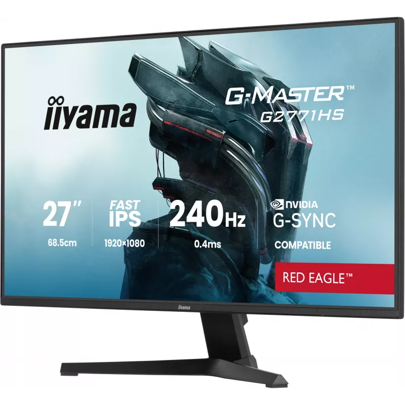 Monitor komputerowy iiyama G-MASTER G2771HS-B1 68.6 cm (27 cali) 1920 x 1080 pikseli Full HD Czarny