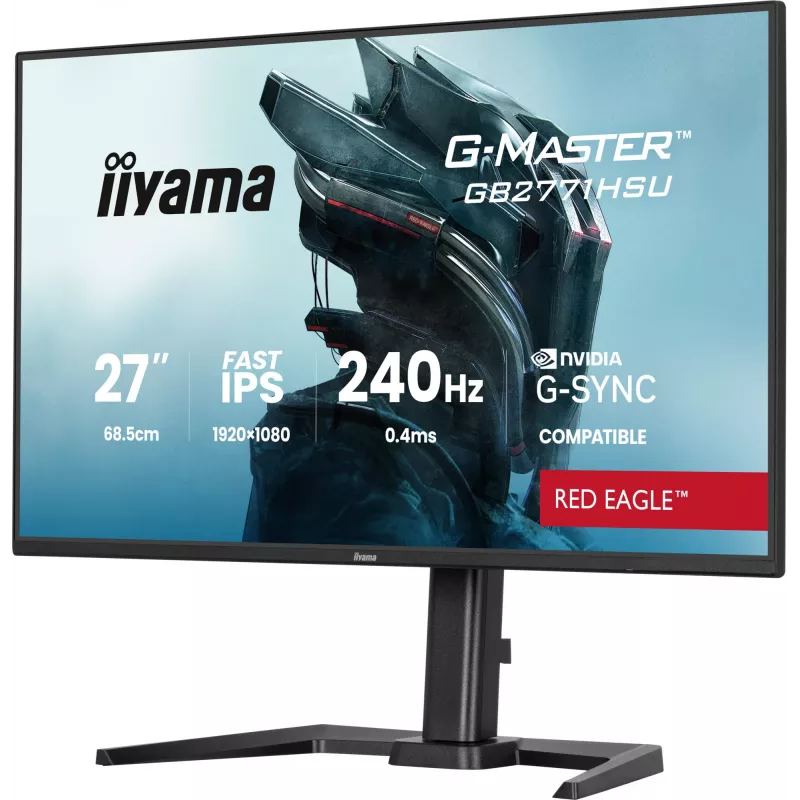 Monitor komputerowy iiyama G-MASTER GB2771HSU-B1 68,6 cm (27 cali) 1920 x 1080 pikseli Full HD Czarny