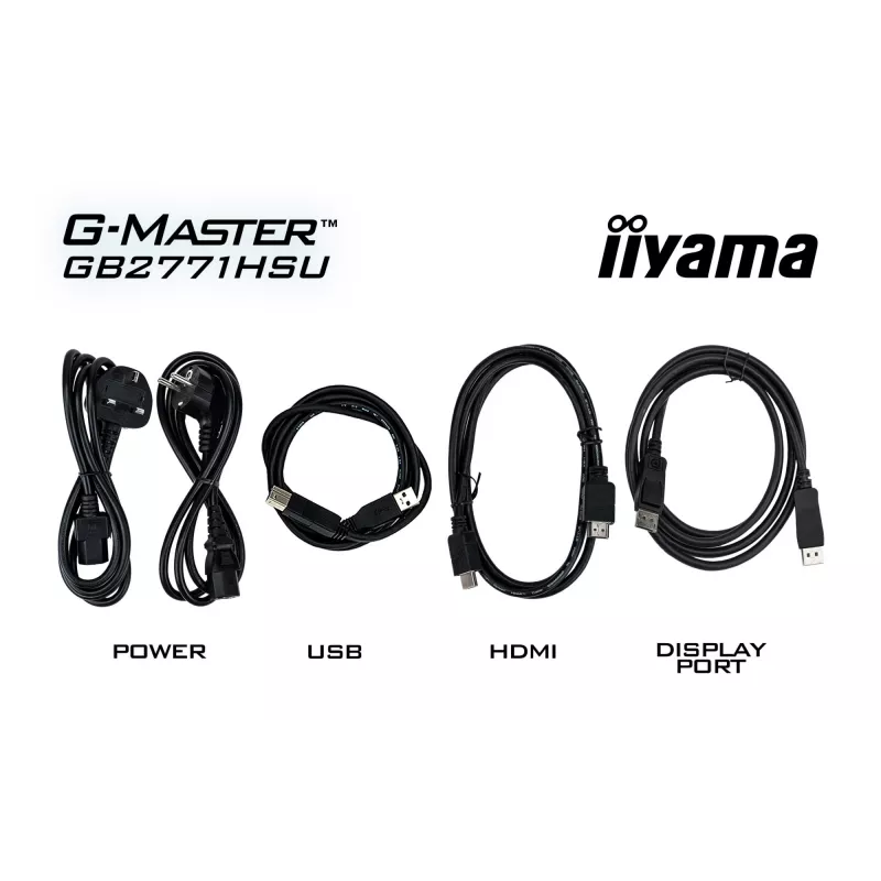 Monitor komputerowy iiyama G-MASTER GB2771HSU-B1 68,6 cm (27 cali) 1920 x 1080 pikseli Full HD Czarny