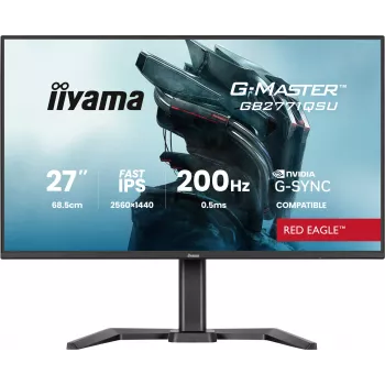 Monitor komputerowy iiyama G-MASTER GB2771QSU-B1 68,6 cm (27 cali) 2560 x 1440 pikseli Wide Quad HD Czarny