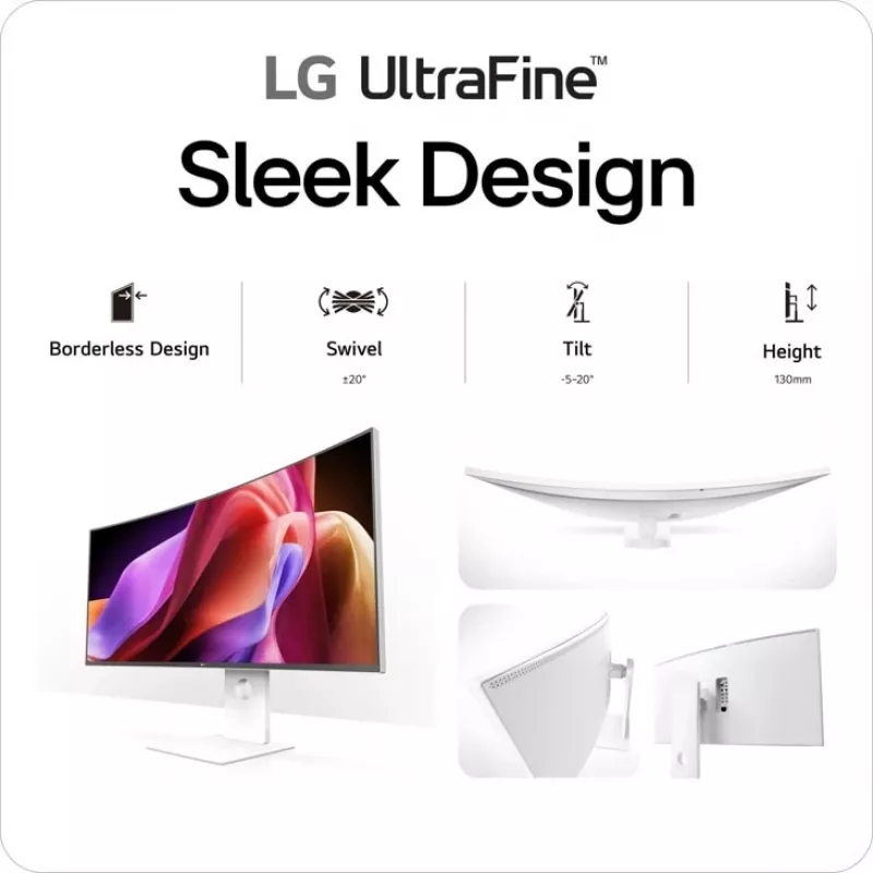 Monitor komputerowy LG 40U990A-W 101,6 cm (40 cali) 5120 x 2160 pikseli WUHD Czarny
