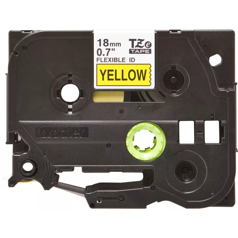 Taśma do nawoju Brother TZE-FX641 czarna na żółtym TZ
