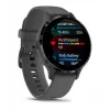 Smartwatch GARMIN Venu 3S — 41 mm szara obudowa polimerowa, 1,2 cala AMOLED, bateria 10 dni, 5 ATM