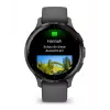 Smartwatch GARMIN Venu 3S — 41 mm szara obudowa polimerowa, 1,2 cala AMOLED, bateria 10 dni, 5 ATM