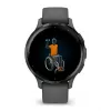 Smartwatch GARMIN Venu 3S — 41 mm szara obudowa polimerowa, 1,2 cala AMOLED, bateria 10 dni, 5 ATM
