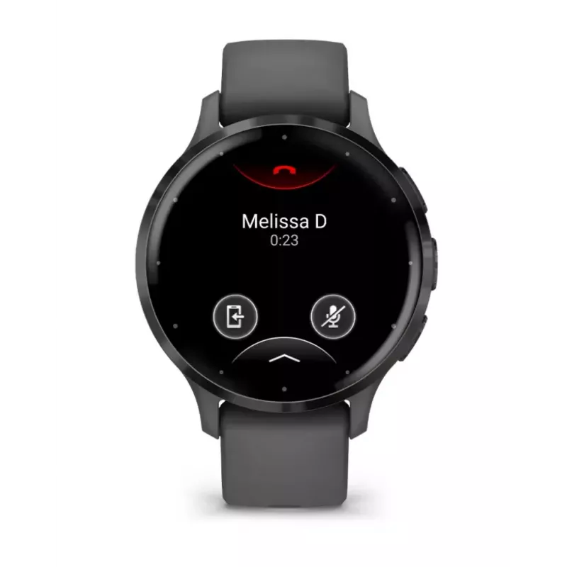 Smartwatch GARMIN Venu 3S — 41 mm szara obudowa polimerowa, 1,2 cala AMOLED, bateria 10 dni, 5 ATM