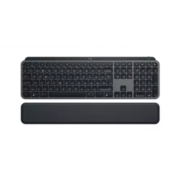 Klawiatura Logitech MX Keys S z podpórką pod nadgarstki, grafitowa, QWERTZ, szwajcarska