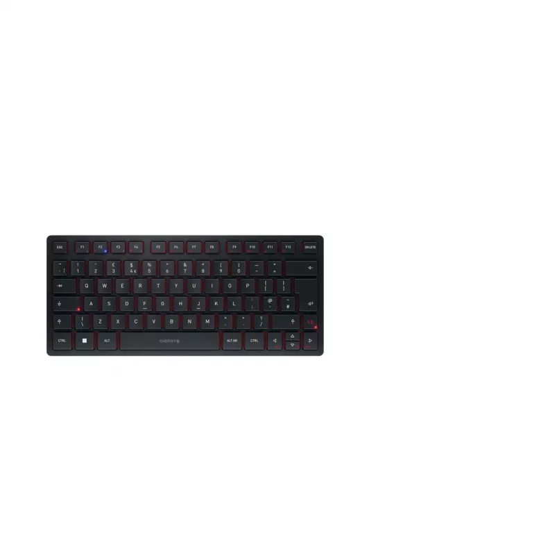 CHERRY KW 9200 MINI klawiatura uniwersalna USB + RF Wireless + Bluetooth QWERTY UK English czarna
