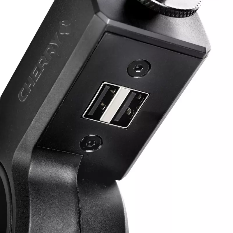 CHERRY MA 6.0 UNI USB, statyw stołowy, Cherry, czarny, 2,5 m, 3/8 i 5/8, aluminium