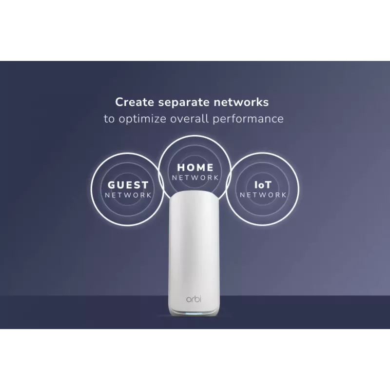 NETGEAR Orbi 870 Tri-band (2.4 GHz / 5 GHz / 6 GHz) Wi-Fi 7 (802.11be) Biały 4 Wewnętrzna