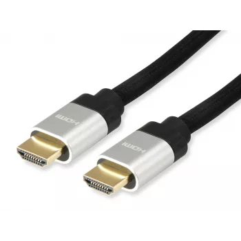 Kabel Equip HDMI 2.1 Ultra High Speed, 10 m, AM/AM, 10 m, HDMI Typ A (standard), HDMI Typ A (standard), 3D, kanał zwrotny audio (ARC), czarny