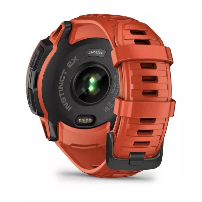 Zegarek sportowy GARMIN Instinct 2X Solar — koperta polimerowa 50 mm, ładowanie słoneczne, GPS (GPS/GLONASS/Galileo), 10 ATM, pasek silikonowy