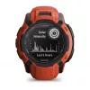 Zegarek sportowy GARMIN Instinct 2X Solar — koperta polimerowa 50 mm, ładowanie słoneczne, GPS (GPS/GLONASS/Galileo), 10 ATM, pasek silikonowy
