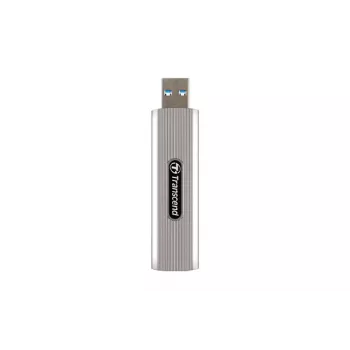 TRANSCEND SSD - Przenośny dysk Esd320a - 512GB - USB Type A - Miękki szary
