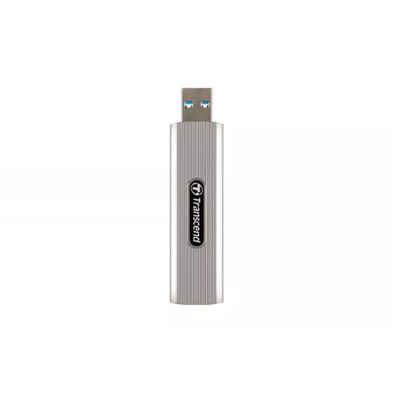 TRANSCEND SSD - Przenośny dysk Esd320a - 512GB - USB Type A - Miękki szary