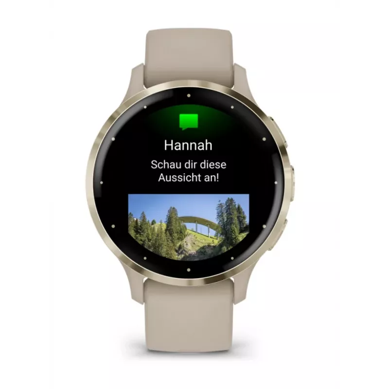 GARMIN INTERNATIONAL Venu 3S - 41mm - smartwatch z paskiem - French - Szary
