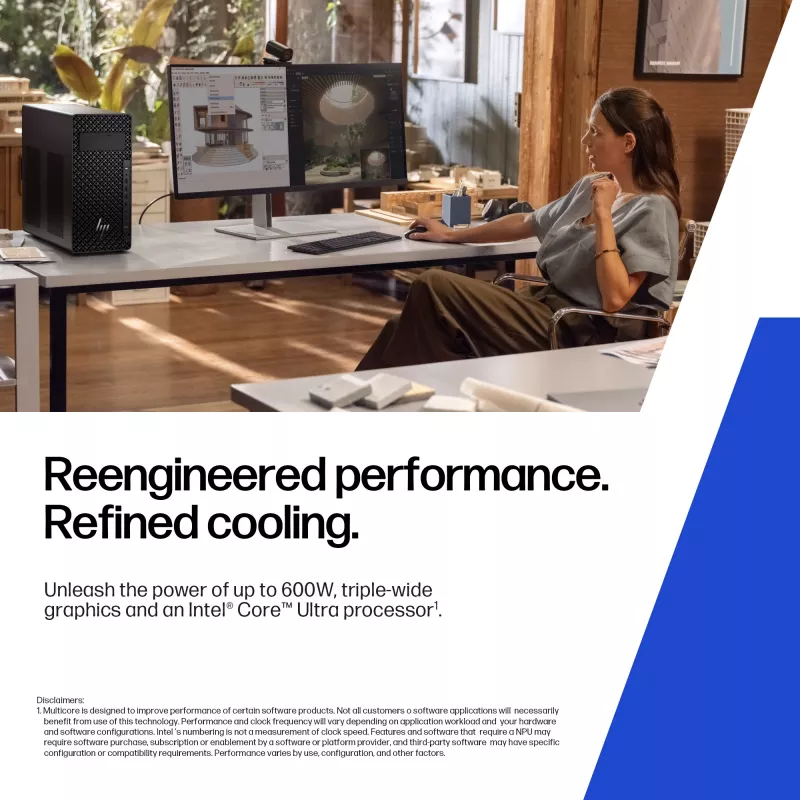 HP Z2 Tower G1i Intel Core Ultra 7 265K 32 GB DDR5-SDRAM Windows 11 Pro Stacja robocza AI, Komputer AI