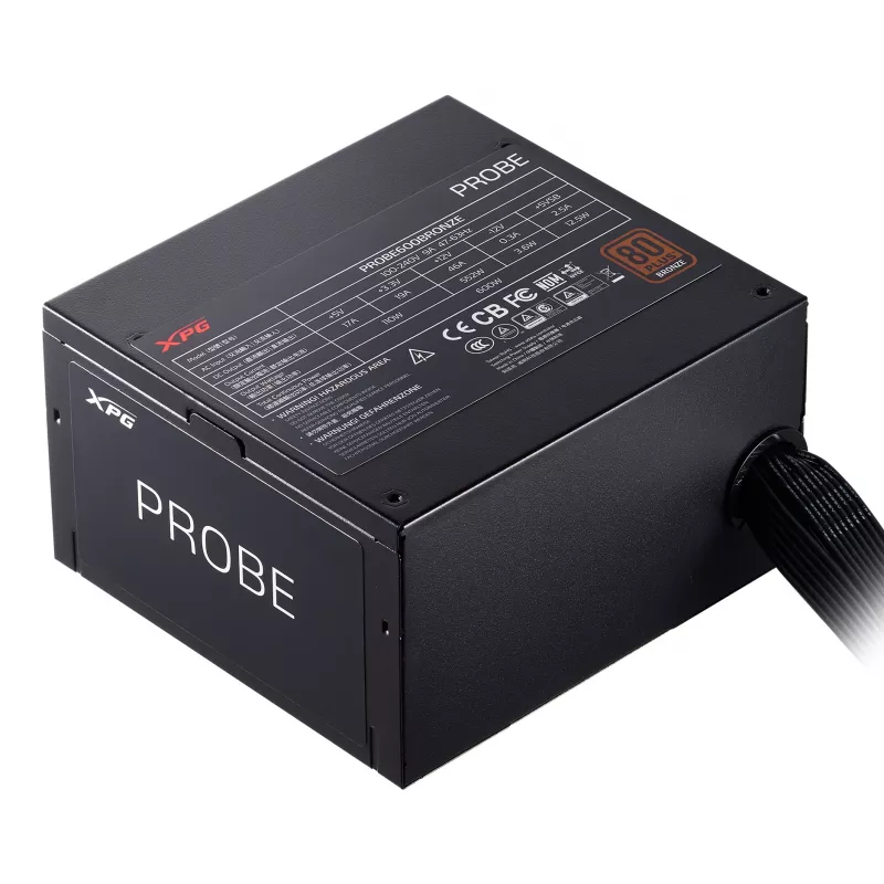 Zasilacz XPG PROBE 700 BRONZE, 700 W, 100 - 240 V, 47 - 63 Hz, 10 A, aktywny, 19 A