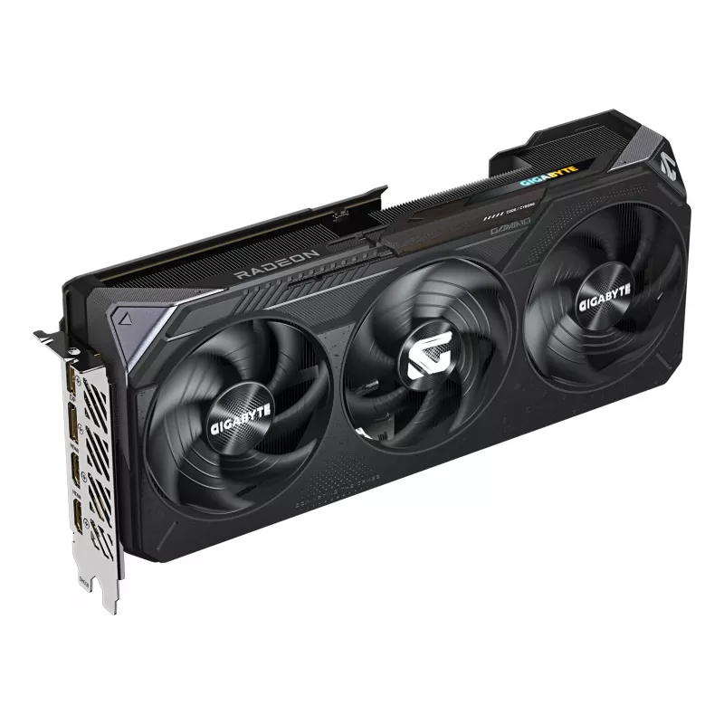Karta graficzna GIGABYTE Radeon RX 9070 XT GAMING 16G - 16 GB GDDR6, 256-bit, PCI-E 5.0, taktowanie rdzenia 2970 MHz, 2x DisplayPort 2.1a, 2x HDMI 2.1b, GV-R9070XTGAMING-16GD