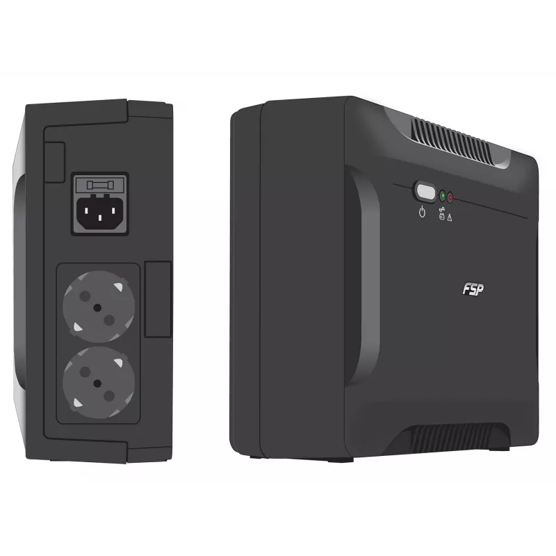 FSP Nano 800 zasilacz awaryjny (UPS) Standby (Offline) 0,8 kVA 480 W 2 gniazda AC