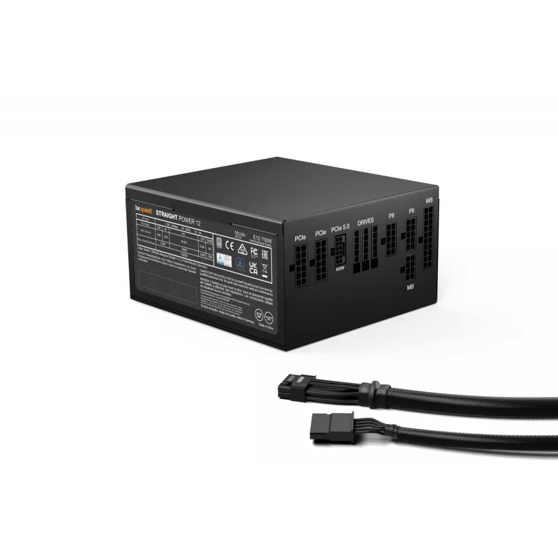 be quiet Straight Power 12 zasilacz 750 W 20+4 pin ATX ATX Czarny