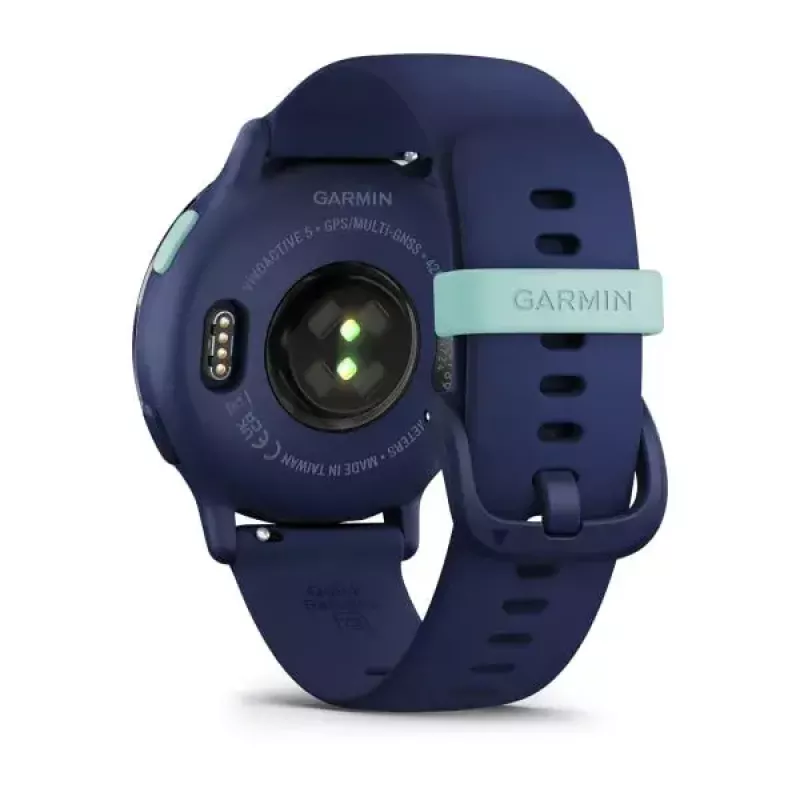 Smartwatch GARMIN Vivoactive 5 — zegarek sportowy, 42 mm koperta aluminiowo-polimerowa, AMOLED 1,2 cala, GPS/GLONASS/Galileo, optyczny czujnik tętna, SpO2, 5 ATM, Bluetooth/NFC