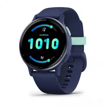 Smartwatch GARMIN Vivoactive 5 — zegarek sportowy, 42 mm koperta aluminiowo-polimerowa, AMOLED 1,2 cala, GPS/GLONASS/Galileo, optyczny czujnik tętna, SpO2, 5 ATM, Bluetooth/NFC