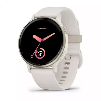 Smartwatch GARMIN Vivoactive 5 — zegarek sportowy, aluminiowo-polimerowa koperta 42 mm, AMOLED 1,2 cala, GPS/GLONASS/Galileo, HR i SpO2, 5 ATM, bateria 11 dni