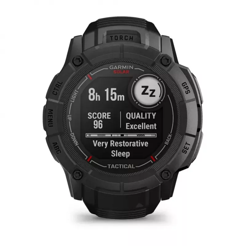 Garmin Instinct 2X Solar Tactical Edition smartwatch, 50 mm, czarny