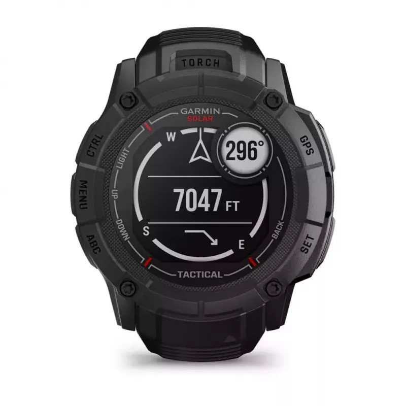 Garmin Instinct 2X Solar Tactical Edition smartwatch, 50 mm, czarny