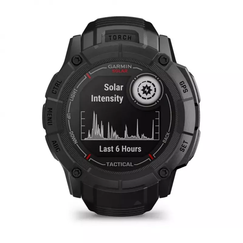 Garmin Instinct 2X Solar Tactical Edition smartwatch, 50 mm, czarny