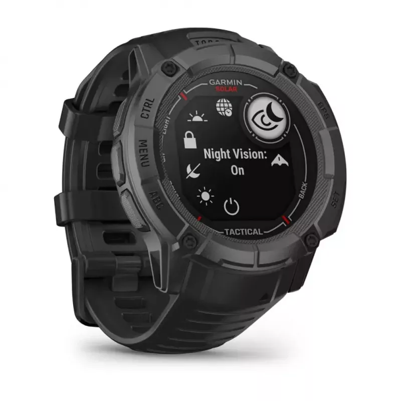 Garmin Instinct 2X Solar Tactical Edition smartwatch, 50 mm, czarny