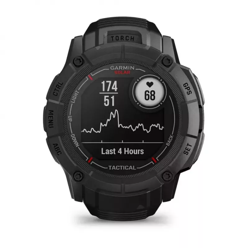 Garmin Instinct 2X Solar Tactical Edition smartwatch, 50 mm, czarny