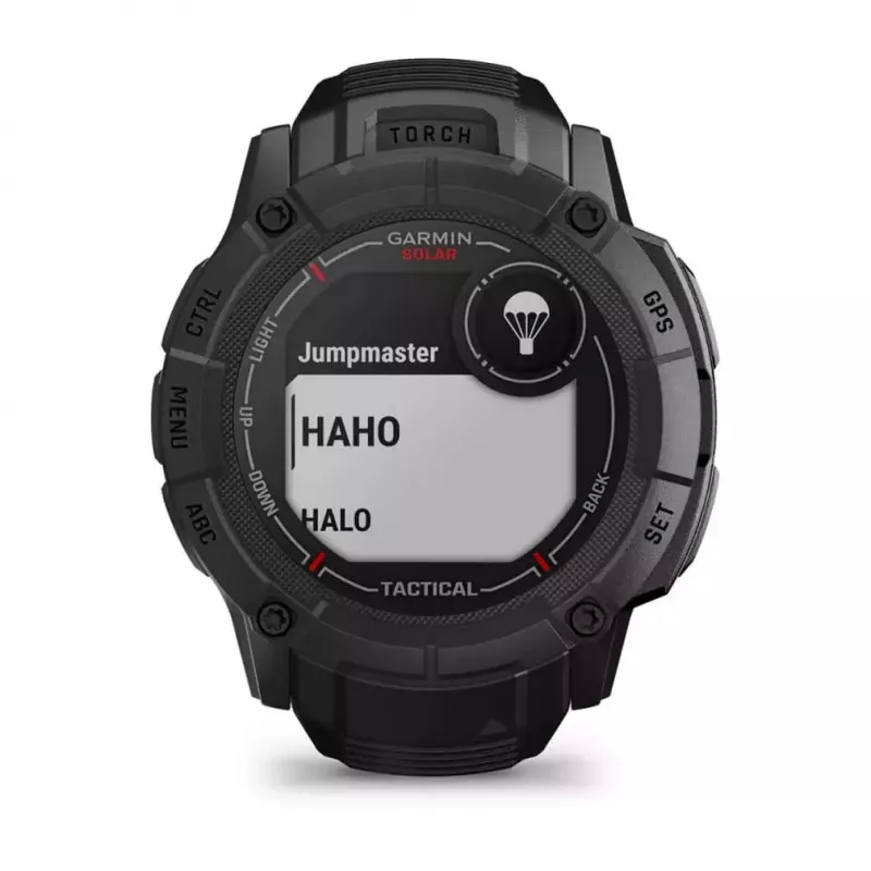 Garmin Instinct 2X Solar Tactical Edition smartwatch, 50 mm, czarny