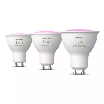 Philips Hue White and colour ambience GU10 – inteligentny reflektor – (zestaw 3 szt.)