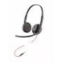HP Poly Blackwire C3225 Top, przewodowy, biuro/centrum telefoniczne, 87 g, słuchawki, czarny