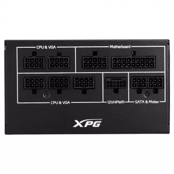 XPG COREREACTOR II 850W Zasilacz, 850 W, 100 - 240 V, 47 - 63 Hz, 12 A, 22 A, 62,5 A