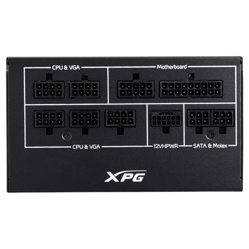 XPG COREREACTOR II 850W Zasilacz, 850 W, 100 - 240 V, 47 - 63 Hz, 12 A, 22 A, 62,5 A