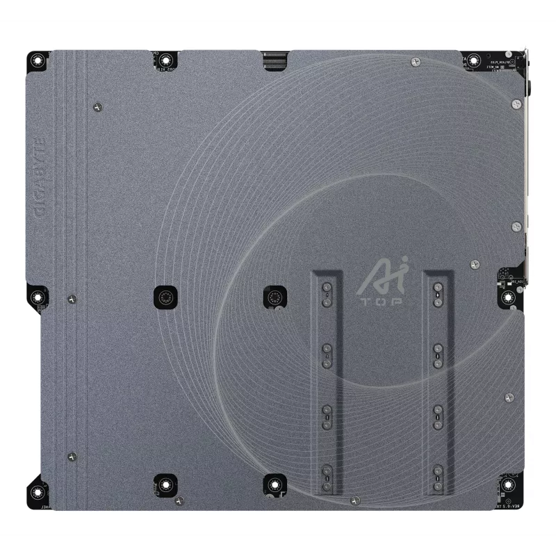 Płyta główna GIGABYTE TRX50 AI TOP-2B - AMD Ryzen Threadripper PRO 7000, 16+8+4 fazy cyfrowego VRM, do 5200 MHz DDR5, 4xPCIe 5.0 M.2, Wi-Fi 7, 10 GbE LAN, USB 4