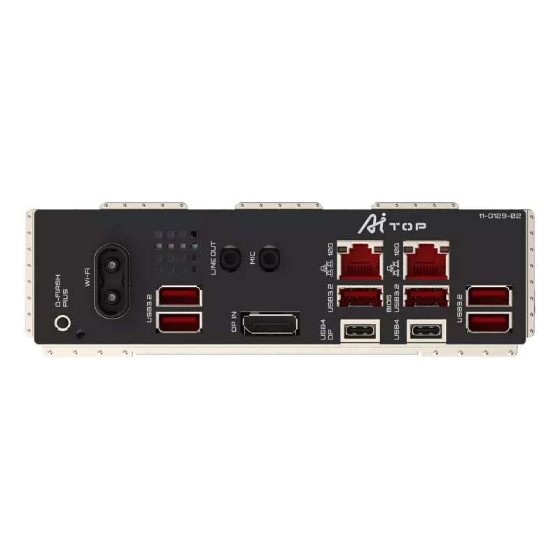 Płyta główna GIGABYTE TRX50 AI TOP-2B - AMD Ryzen Threadripper PRO 7000, 16+8+4 fazy cyfrowego VRM, do 5200 MHz DDR5, 4xPCIe 5.0 M.2, Wi-Fi 7, 10 GbE LAN, USB 4