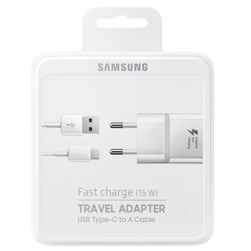 Samsung EP-TA20 Uniwersalna biała ładowarka sieciowa USB