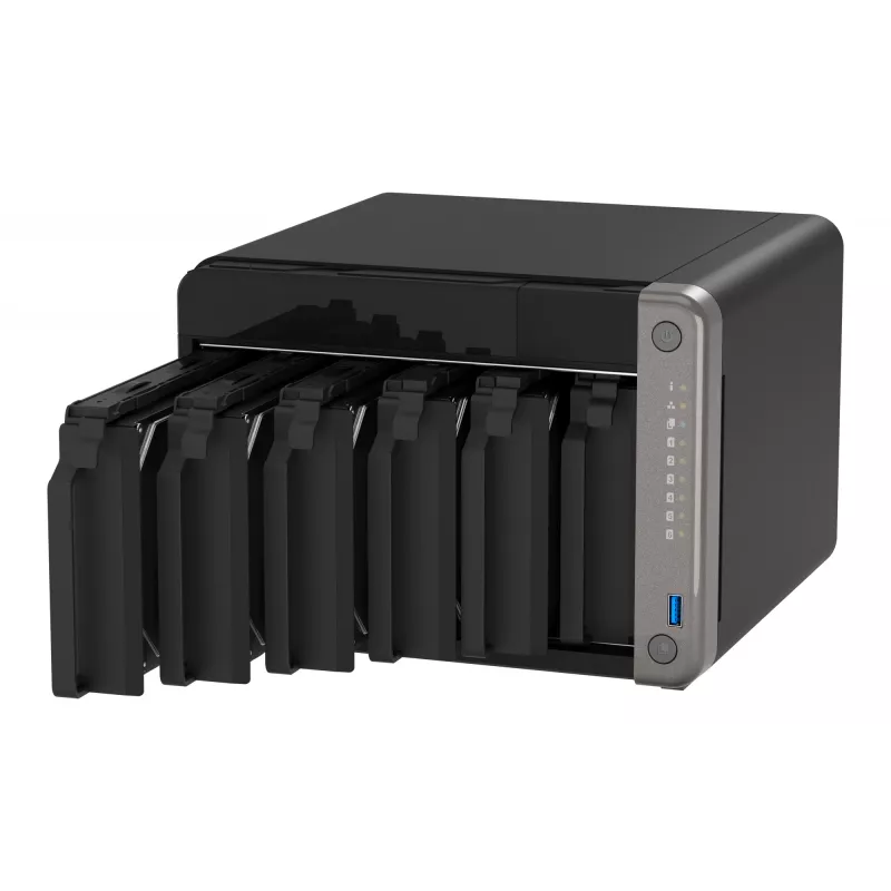 QNAP TS-AI642-8G Serwer NAS/magazynowania Wieża ARM Cortex-A76 8 GB Czarny